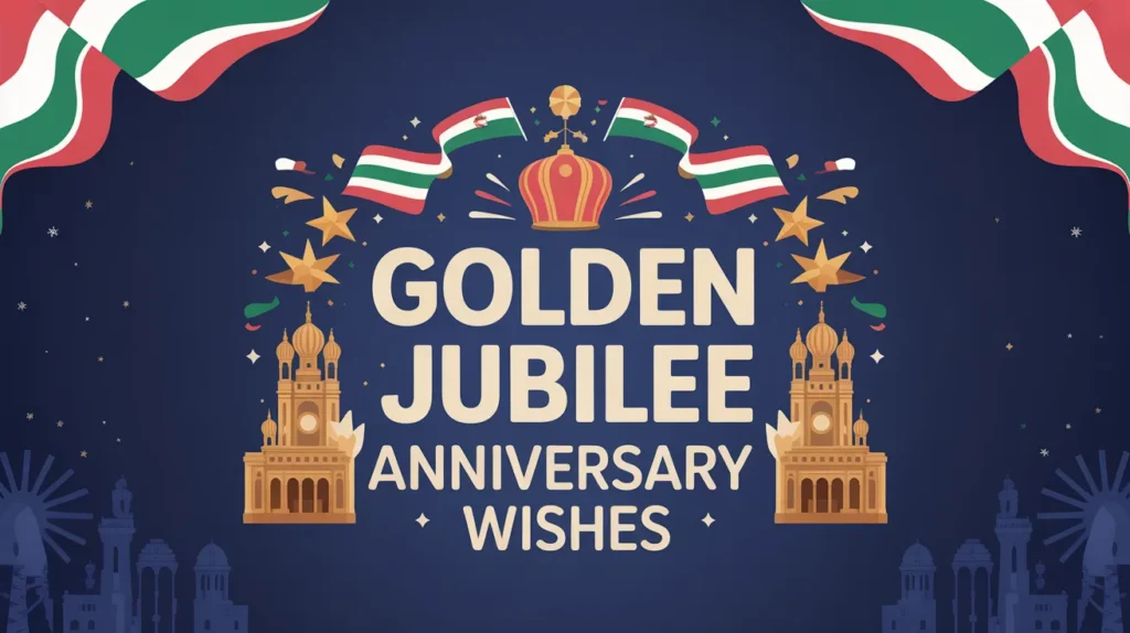 Golden Jubilee Anniversary Wishes