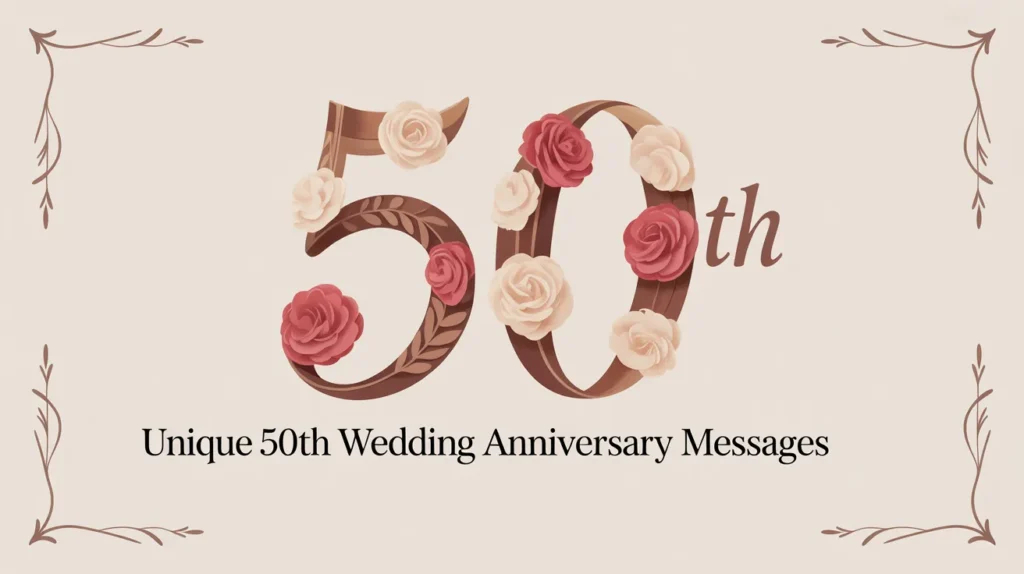 Unique 50th Wedding Anniversary Messages