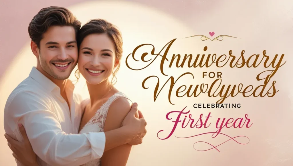 Anniversary Wishes for Newlyweds Celebrating First Year