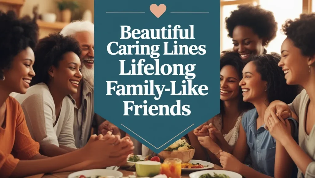 Beautiful Caring Lines for Lifelong Family-Like Friends