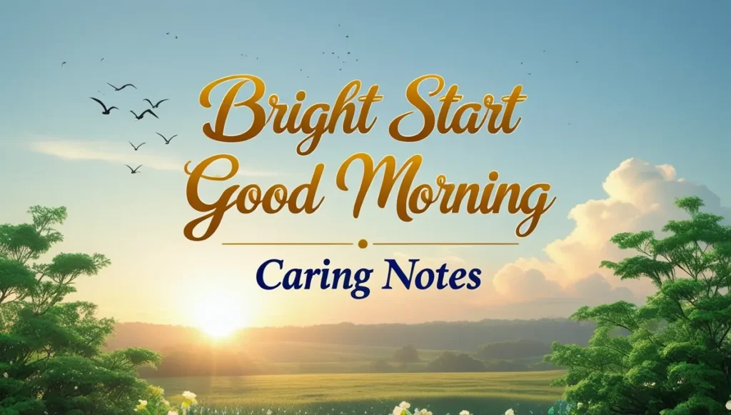 Bright Start Good Morning Caring Notes