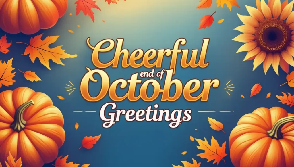 Cheerful End of October Greetings