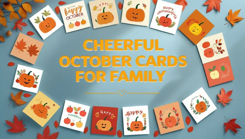 Cheerful October Cards for Family