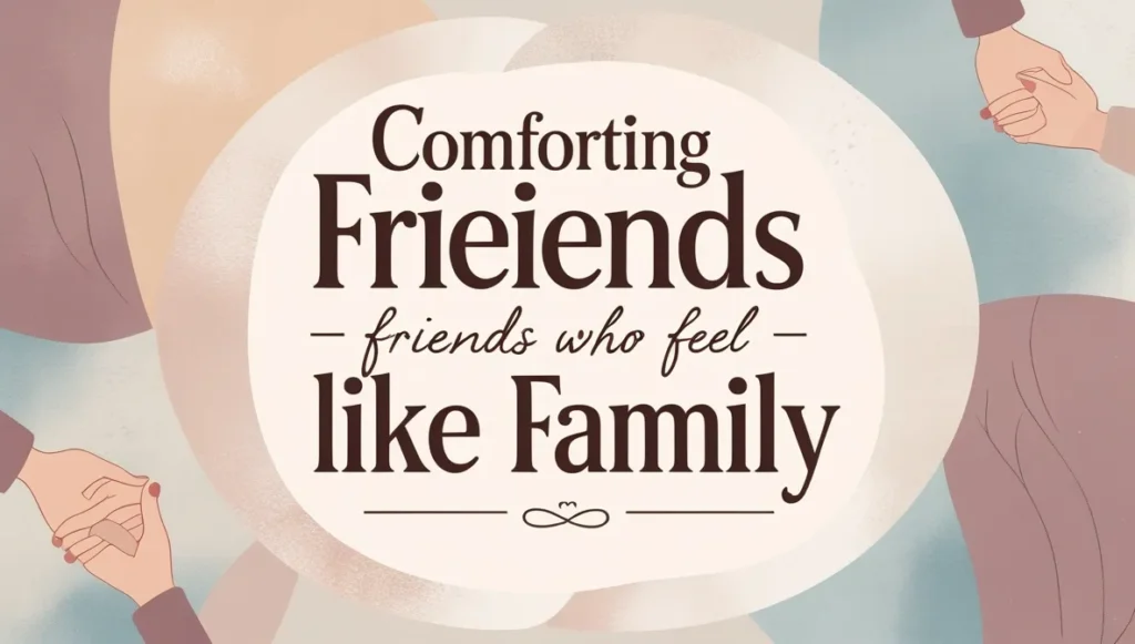 Comforting Messages for Friends Who Feel Like Family