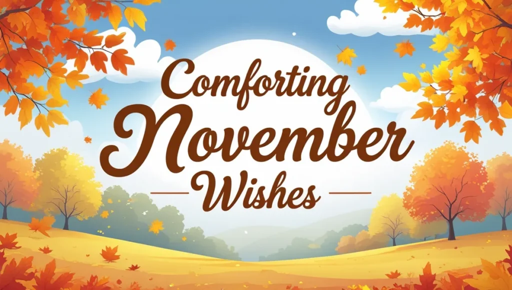 Comforting November Wishes