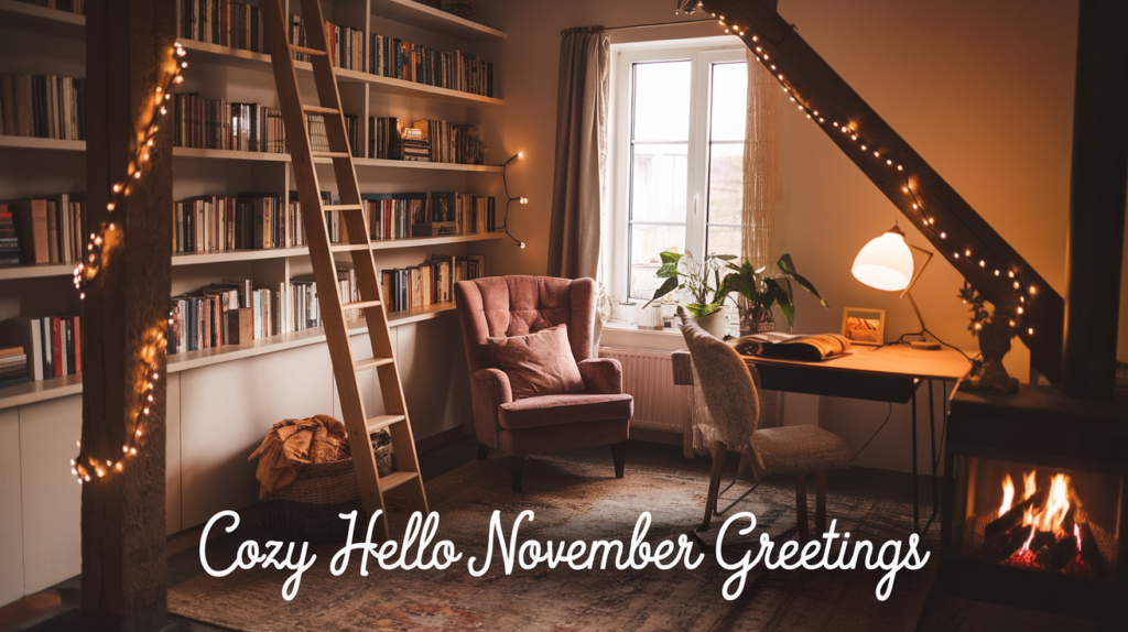 Cozy Hello November Greetings