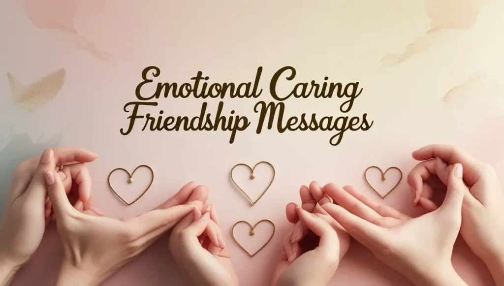 Emotional Caring Friendship Messages