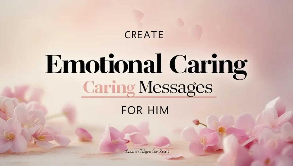 Emotional Caring Messages for Him