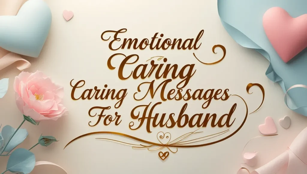 Emotional Caring Messages for Husband