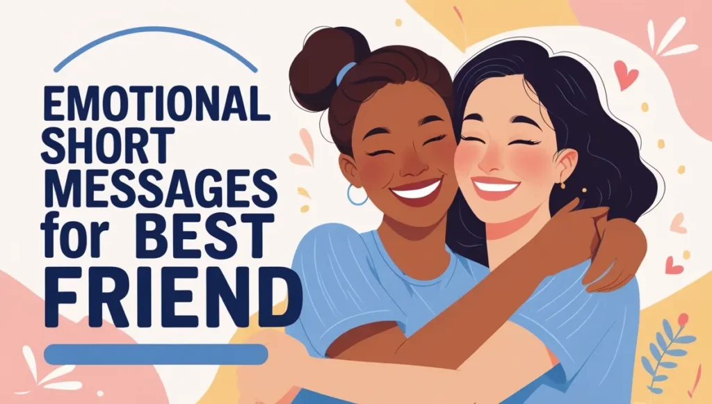 Emotional Short Messages for Best Friend