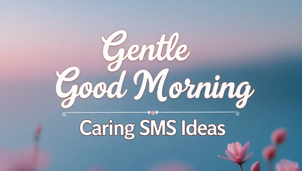 Gentle Good Morning Caring SMS Ideas