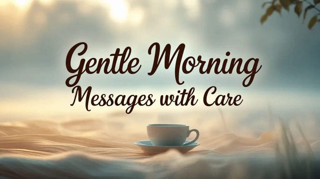 Gentle Morning Messages with Care