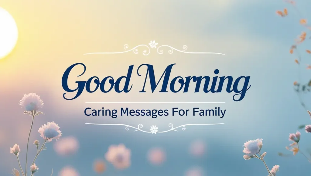 Good Morning Caring Messages for Family