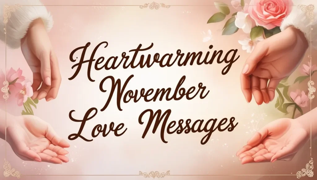 Heartwarming November Love Messages