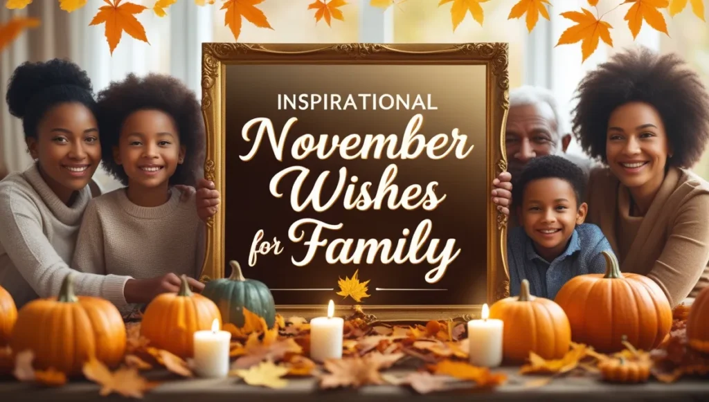 Inspirational November Wishes for Family