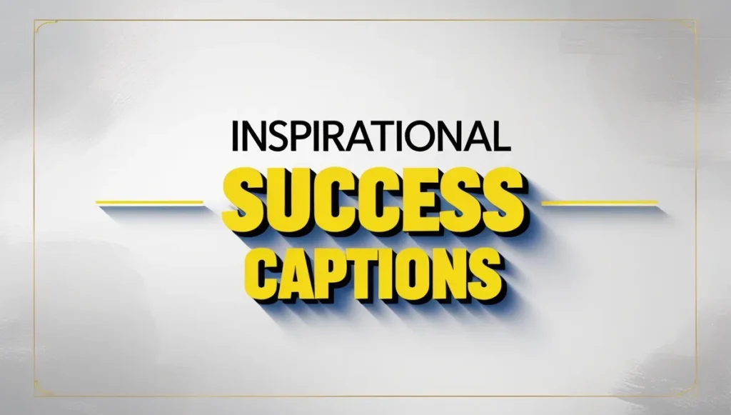 Inspirational Success Captions