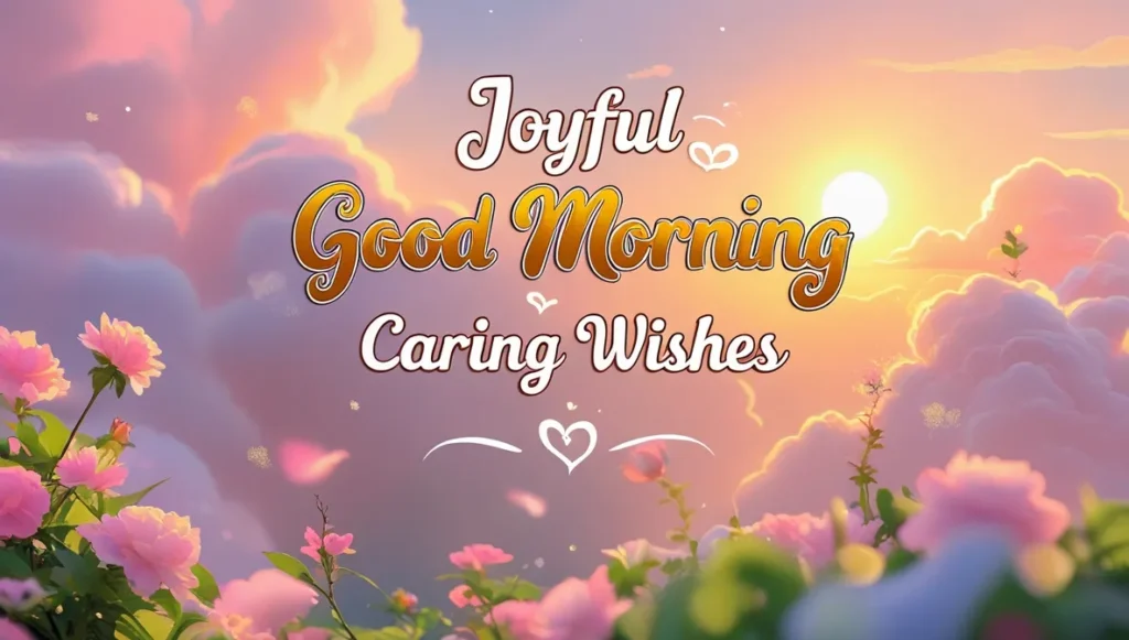 Joyful Good Morning Caring Wishes