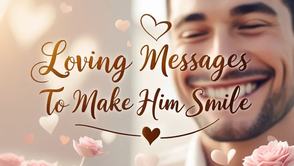 Loving Messages to Make Him Smile