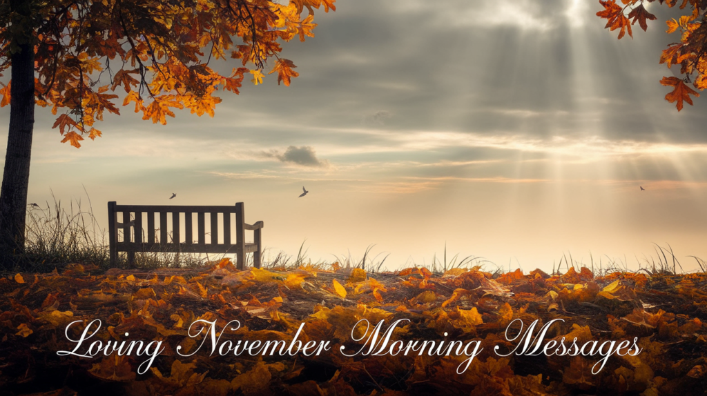 Loving November Morning Messages