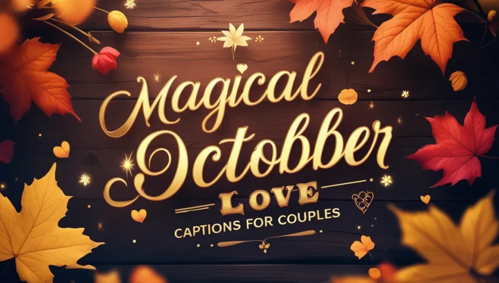 Magical October Love Captions for Couples