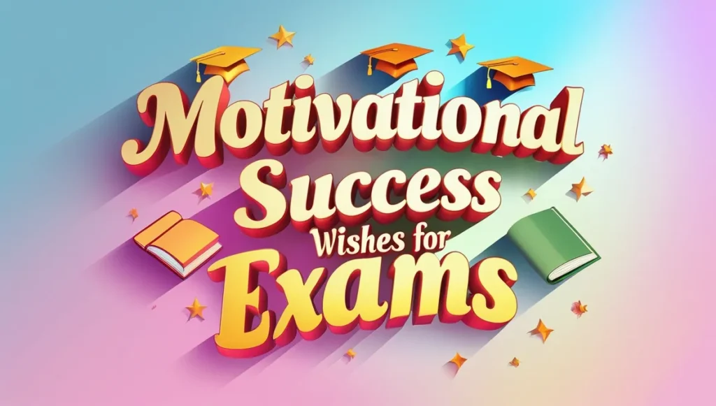 Motivational Success Wishes for Exams
