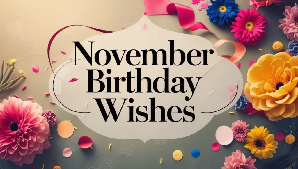 November Birthday Wishes