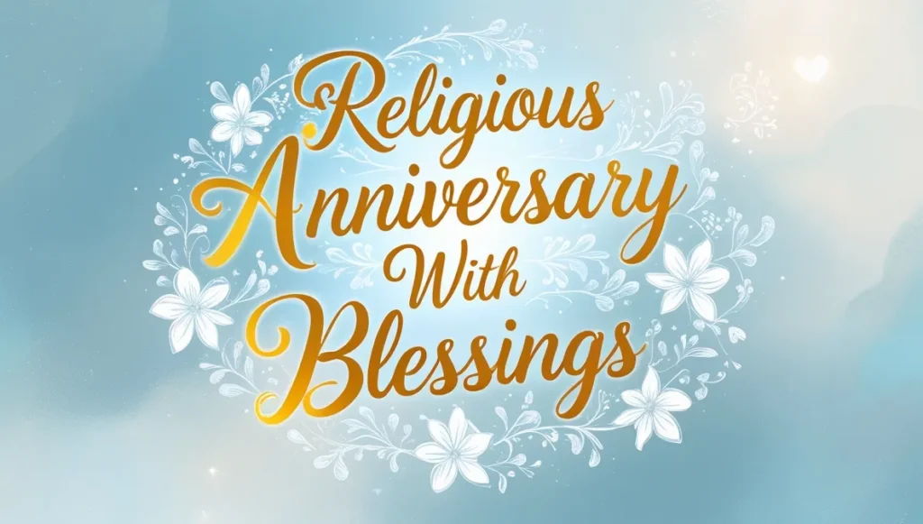 Religious Anniversary Wishes with Blessings