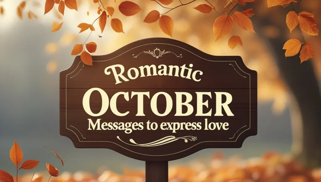 Romantic October Messages to Express Love