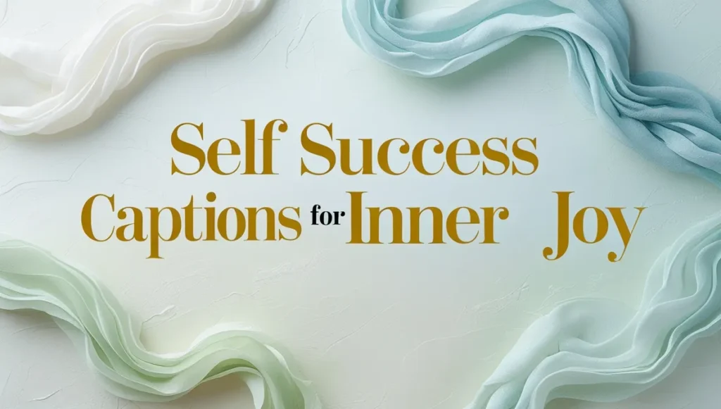 Self Success Captions for Inner Joy