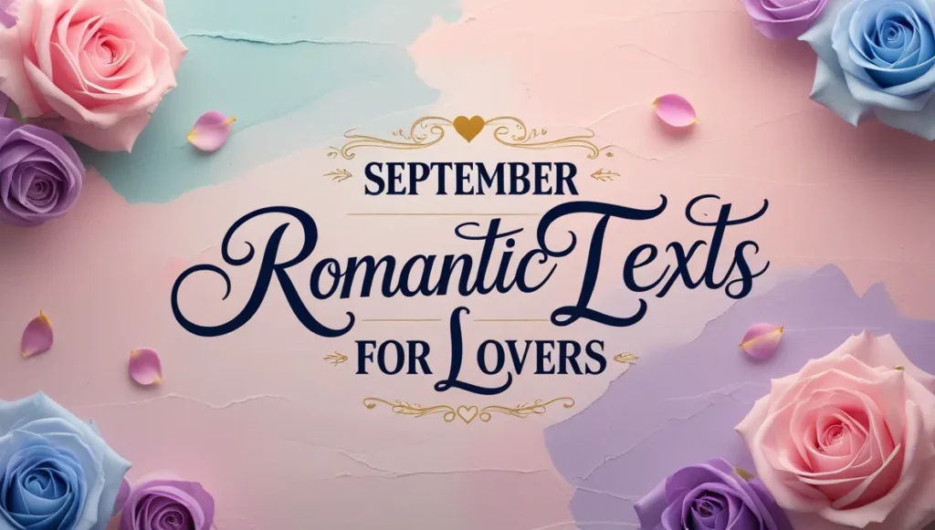September Romantic Texts for Lovers