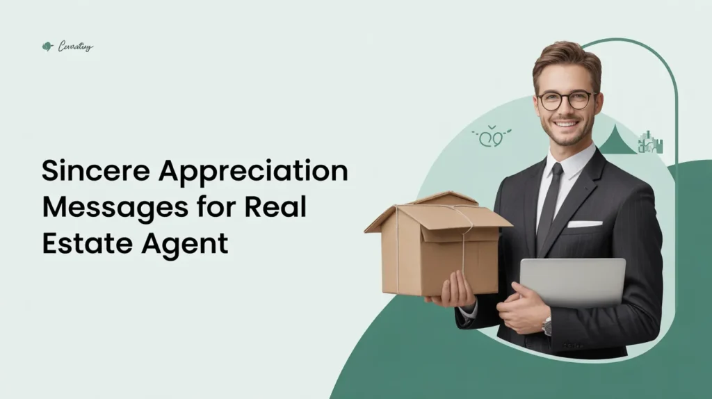 Sincere Appreciation Messages for Real Estate Agent