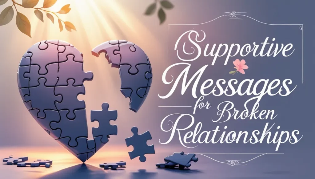 Supportive Messages for Broken Relationships