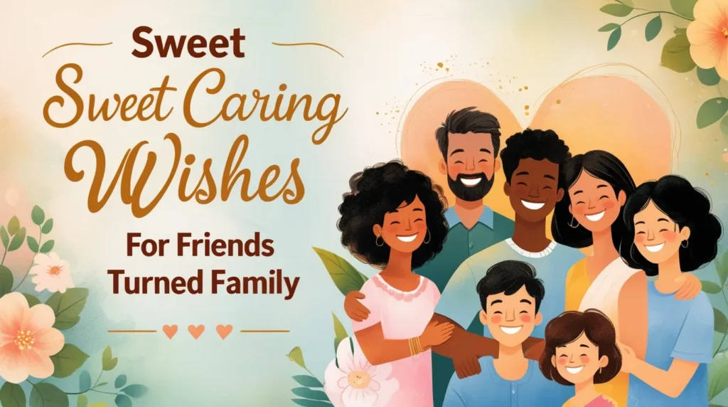 Sweet Caring Wishes for Friends Turned Family