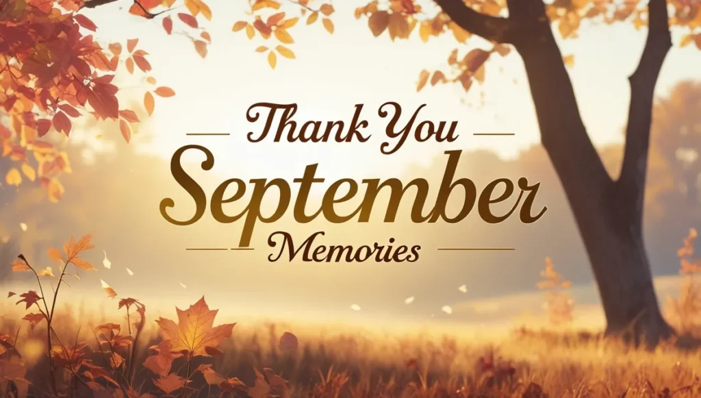 Thank You September Memories