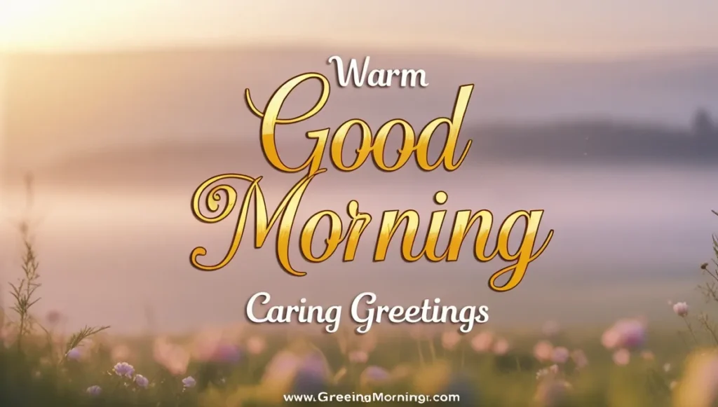 Warm Good Morning Caring Greetings