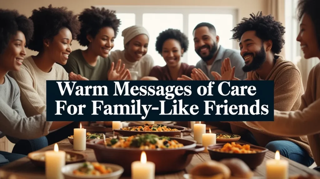Warm Messages of Care for Family-Like Friends