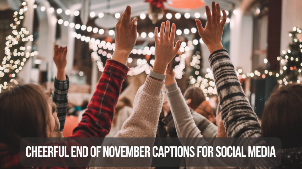 Cheerful End of November Captions for Social Media