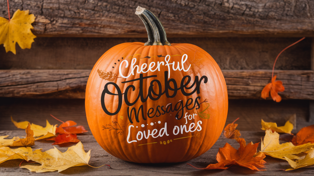 Cheerful October Messages for Loved Ones