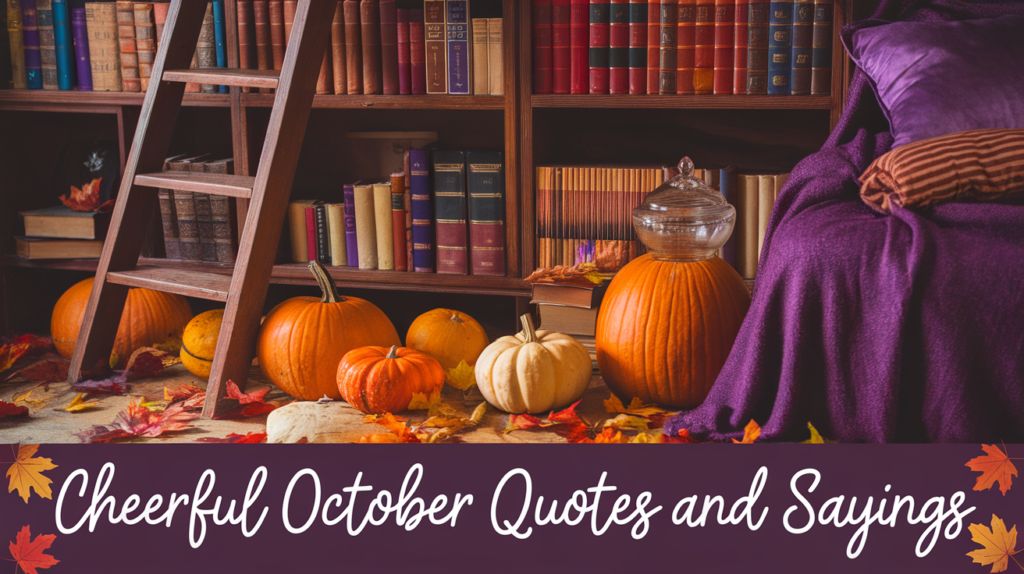 Cheerful October Quotes and Sayings