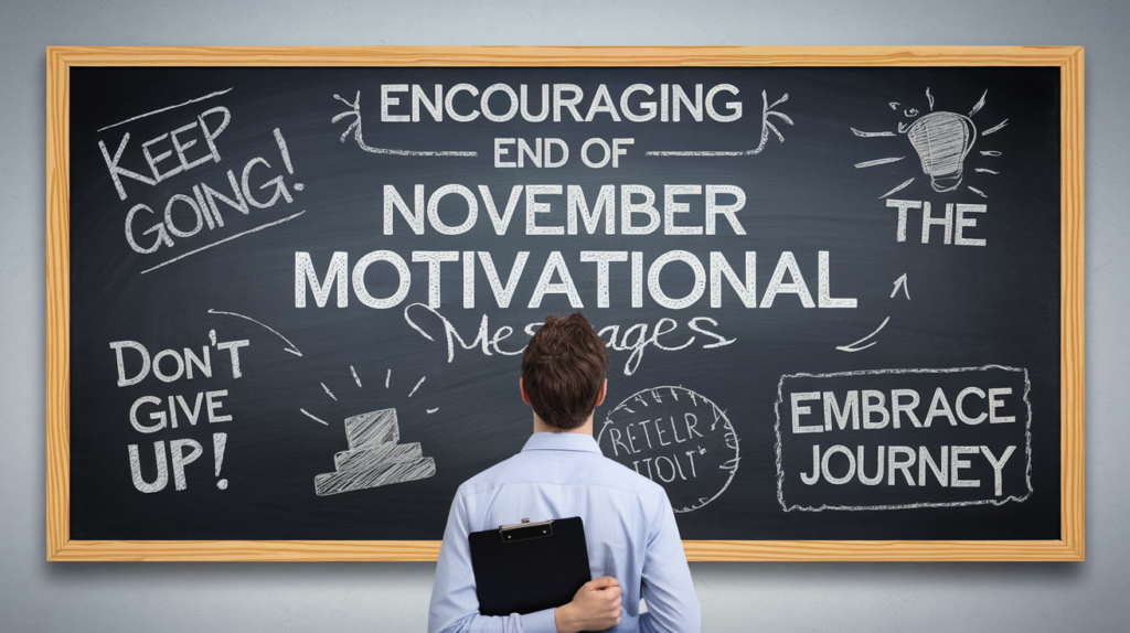 Encouraging End of November Motivational Messages