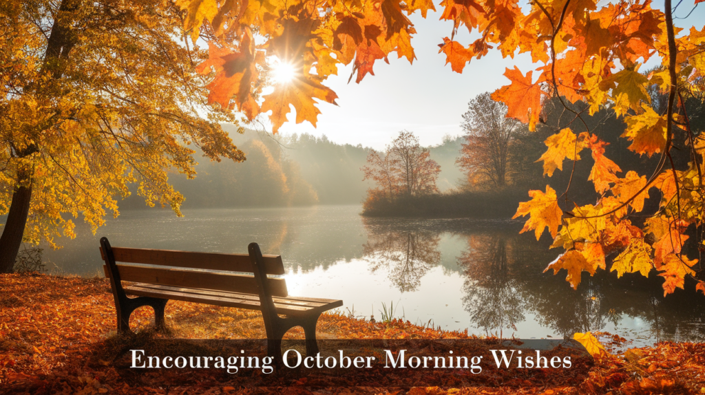 Encouraging October Morning Wishes