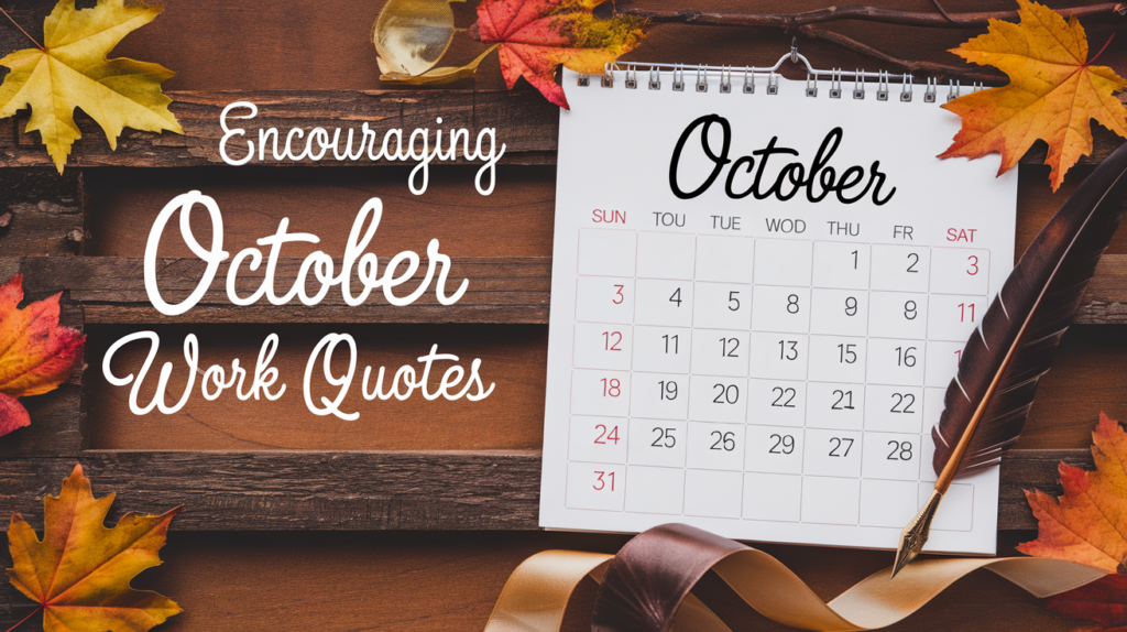 Encouraging October Work Quotes