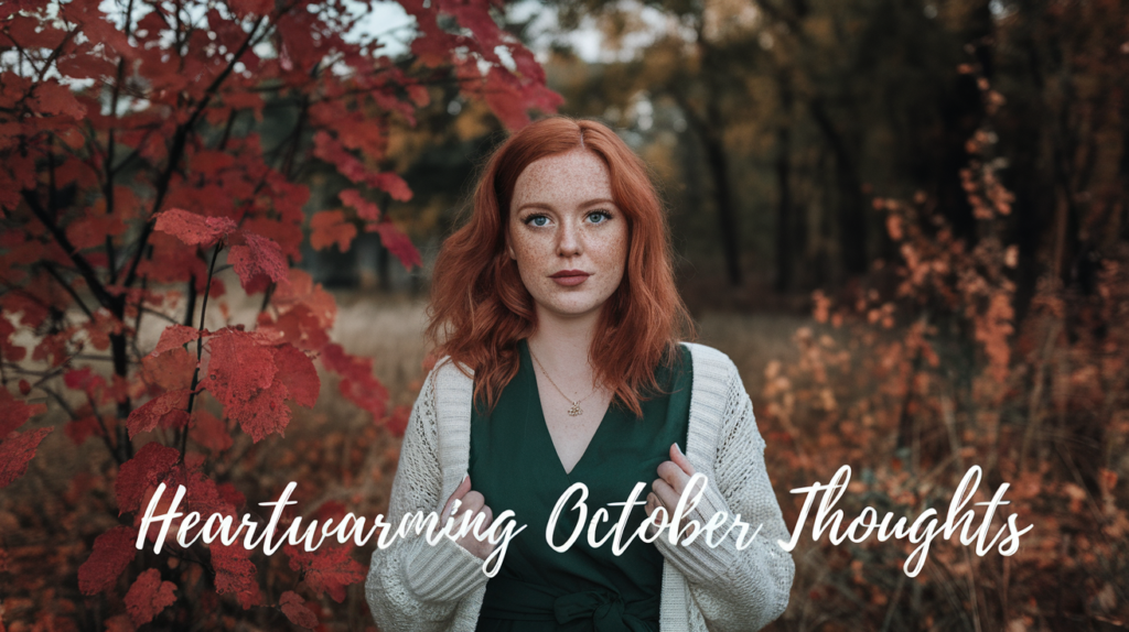 Heartwarming October Thoughts