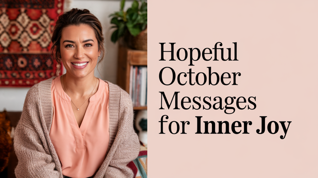Hopeful October Messages for Inner Joy