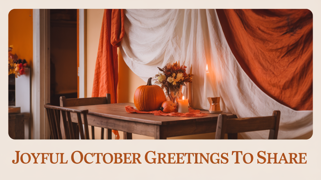 Joyful October Greetings to Share