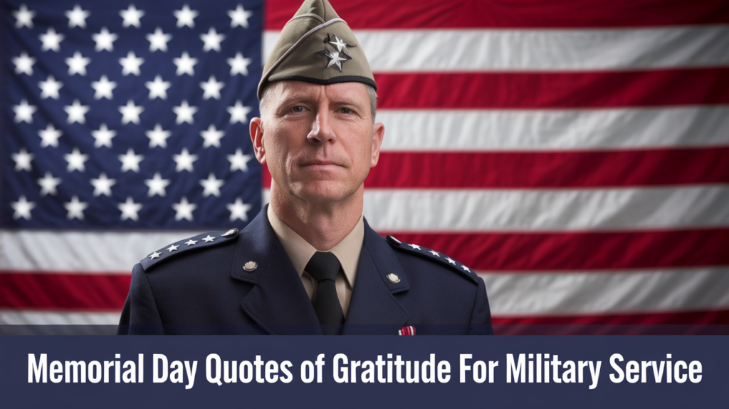 Memorial Day Quotes of Gratitude for Military Service