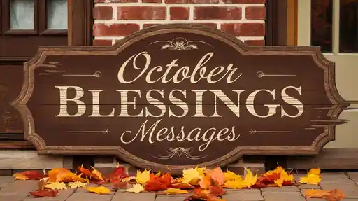October Blessings Messages