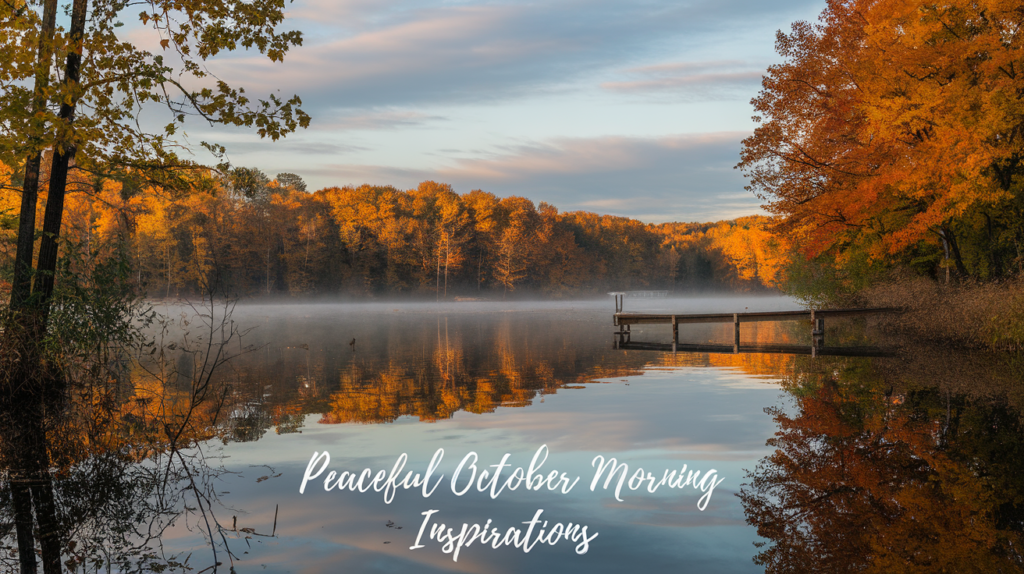 Peaceful October Morning Inspirations