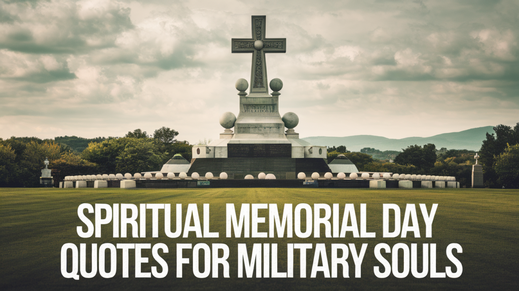 Spiritual Memorial Day Quotes for Military Souls
