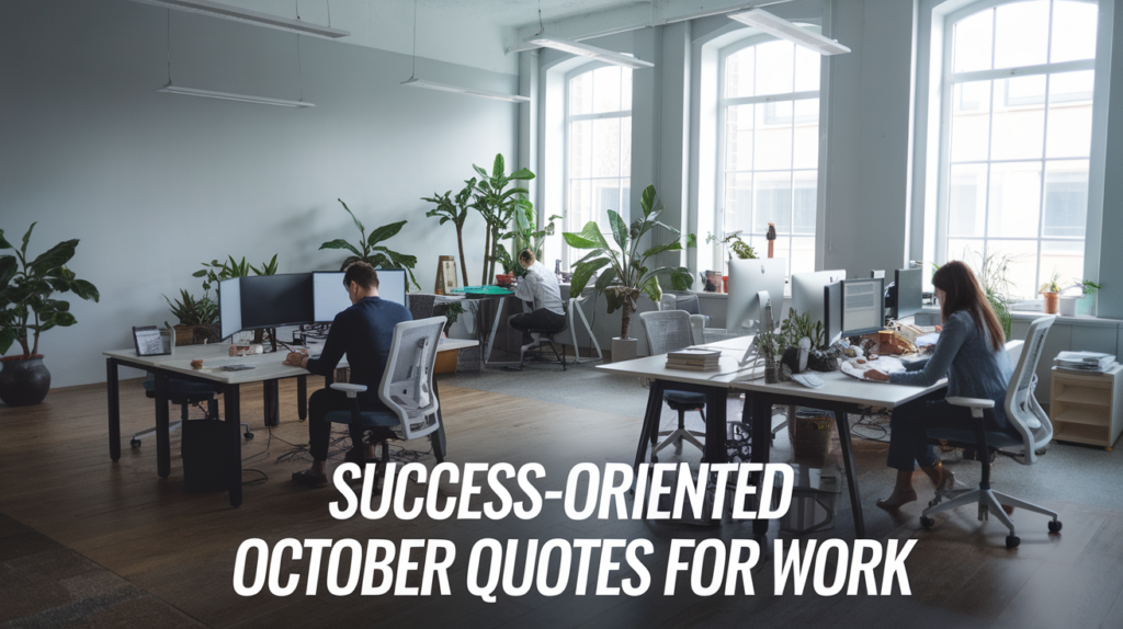 Success-Oriented October Quotes for Work